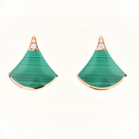 [⭐Hildren Jewelry]DIVAS DREAM EARRINGS PINK GOLD