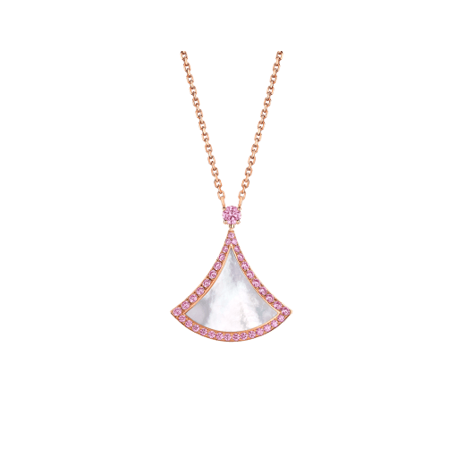 [⭐Hildren Jewelry]DREAM NECKLACE MOP DIAMOND PINK