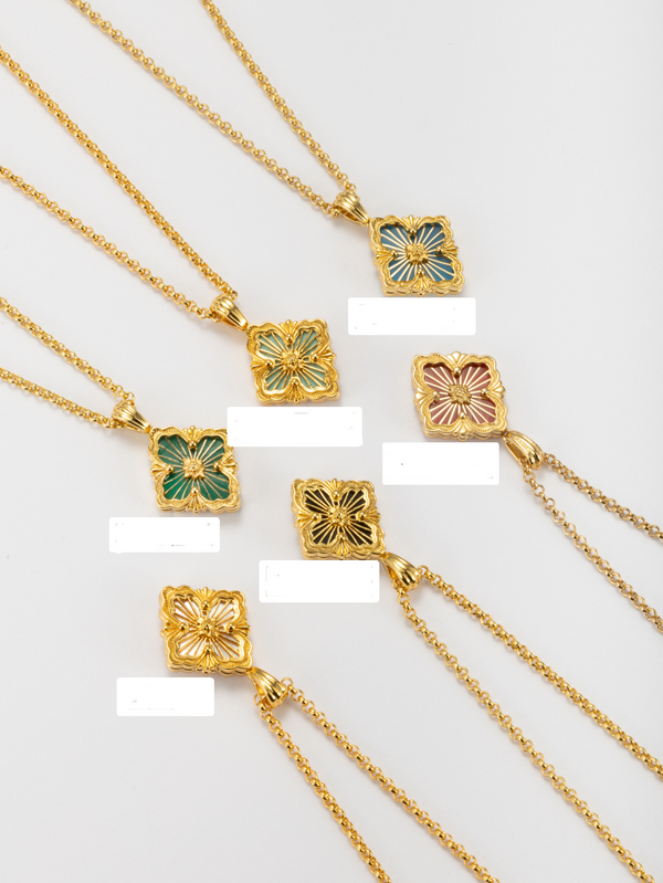 [⭐Hildren Jewelry] B.C.L SMALL SIZE  ENAMEL NECKLACE（Various colors)