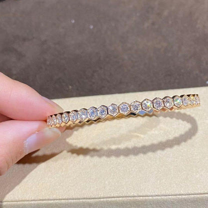 [⭐Hildren Jewelry]BEE LOVE GOLD BRACELET FULL DIAMOND