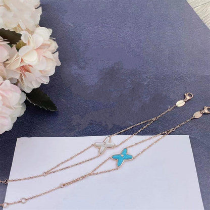 [⭐Hildren Jewelry]JEUX BRACELET TURQUOISE PINK GOLD 1 DIAMOND