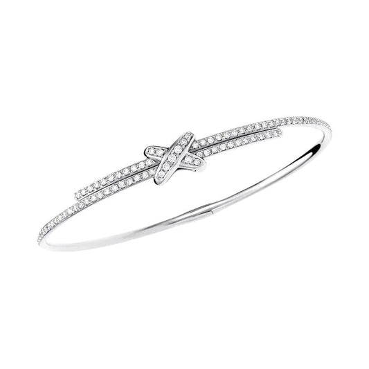 [⭐Hildren Jewelry]JEUX DE BRACELET DIAMONDS SILVER