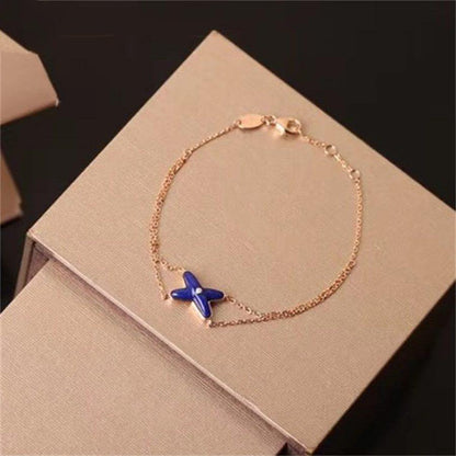 [⭐Hildren Jewelry]Hollow Design Four-Leaf Clover Flower Shape Ring