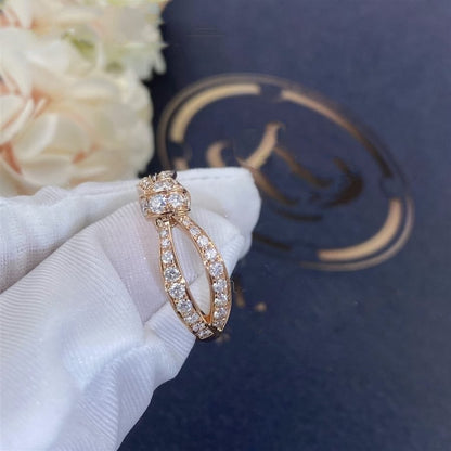 [⭐Hildren Jewelry]LIENS PINK GOLD DIAMOND RING