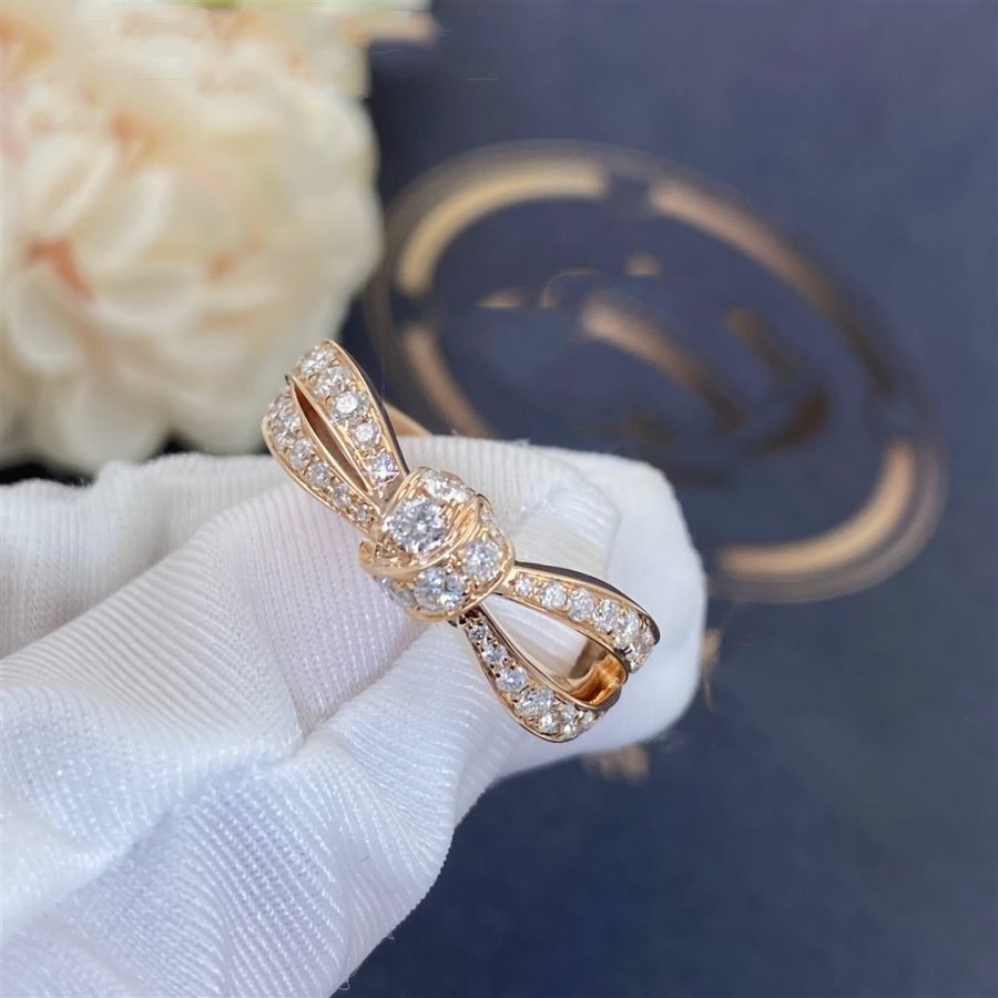 [⭐Hildren Jewelry]LIENS PINK GOLD DIAMOND RING