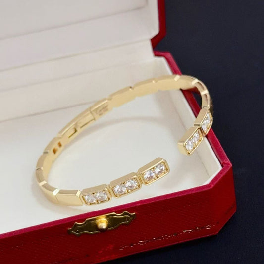 [⭐Hildren Jewelry jewelrys]LOVE DIAMOND OPEN  BRACELET
