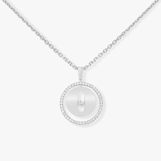 [⭐Hildren Jewelry]Demo MOVE PM NECKLACE SILVER DIAMOND