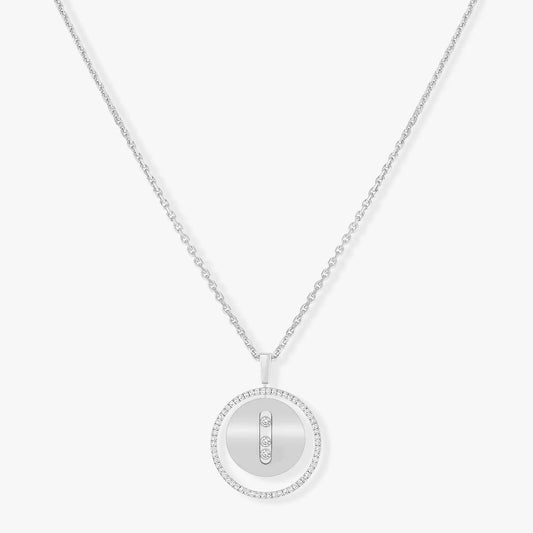 [⭐Hildren Jewelry]Demo MOVE MM SILVER DIAMOND NECKLACE
