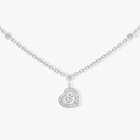 [⭐Hildren Jewelry]JOY HEART DIAMOND NECKLACE