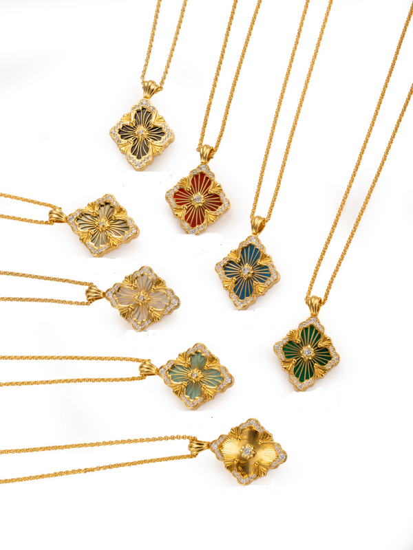 [⭐Hildren Jewelry] B.C.L BIG SIZE  ENAMEL NECKLACE（Various colors）