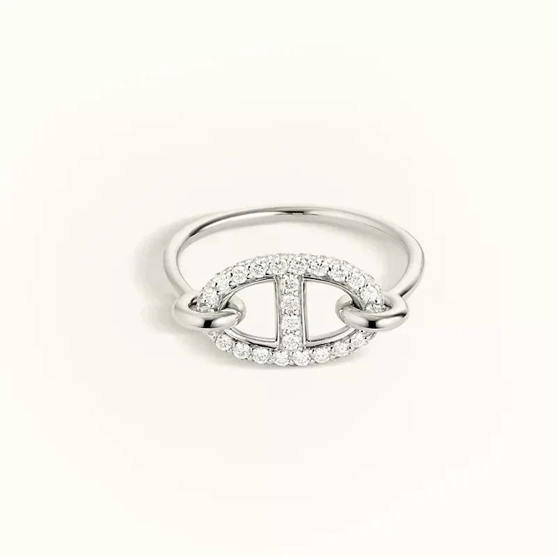 [⭐Hildren Jewelry]RONDE SMALL SILVER DIAMOND RING