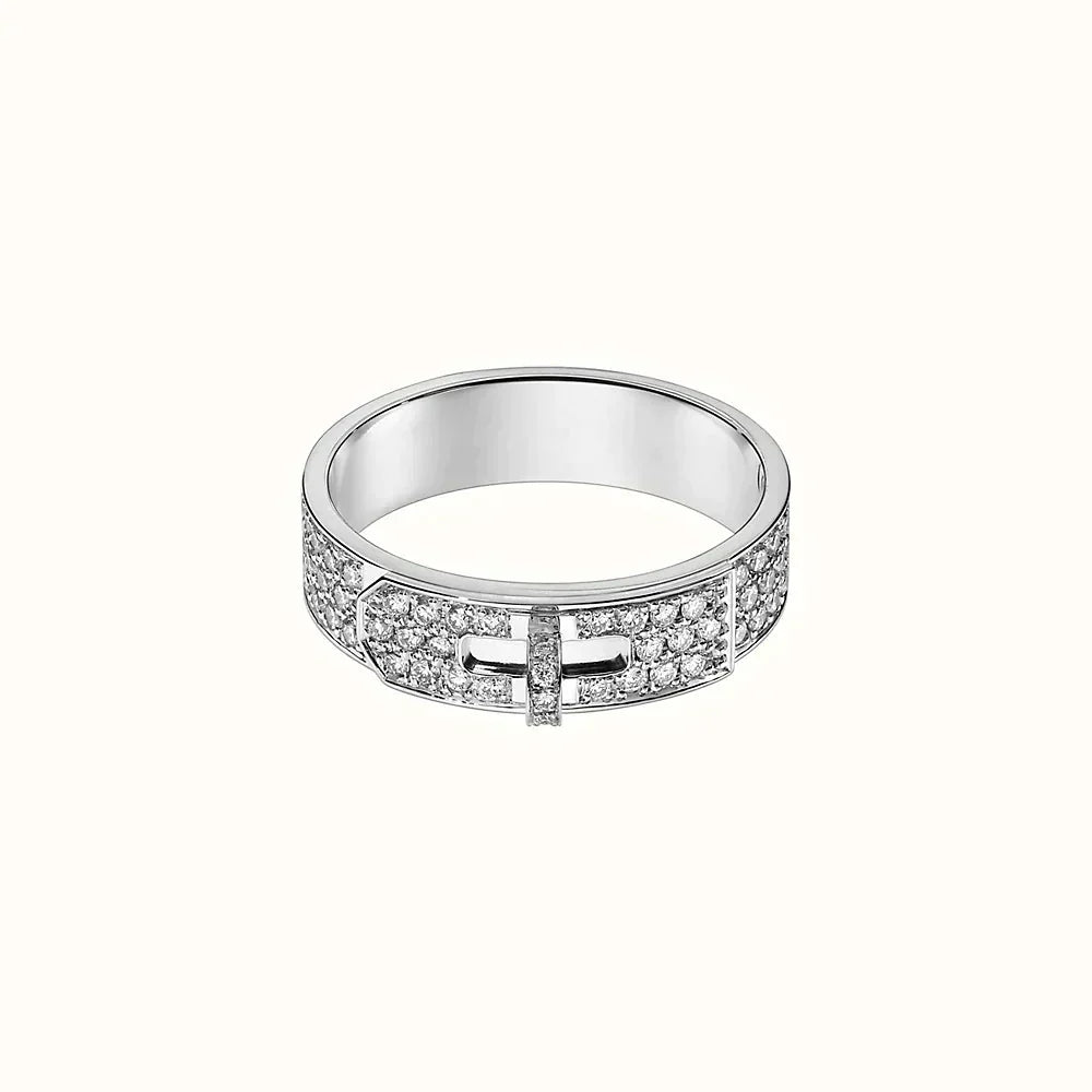 [⭐Hildren Jewelry]KELLY SILVER DIAMOND RING