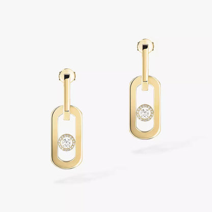 [⭐Hildren Jewelry] So Move XL Diamond Hoop Earring
