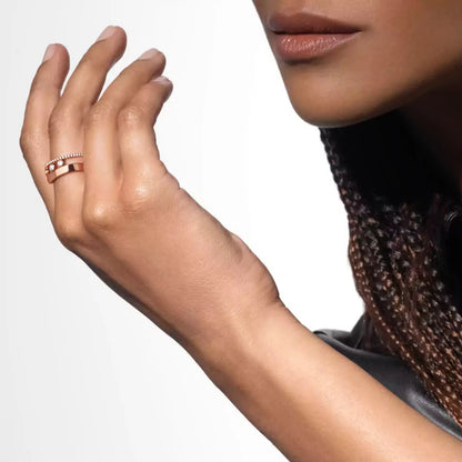 [⭐Hildren Jewelry]Move Romane Diamond Ring