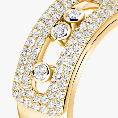 [⭐Hildren Jewelry] Move Noa Diamond Pave_ Ring