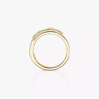 [⭐Hildren Jewelry] Move Noa Diamond Pave_ Ring