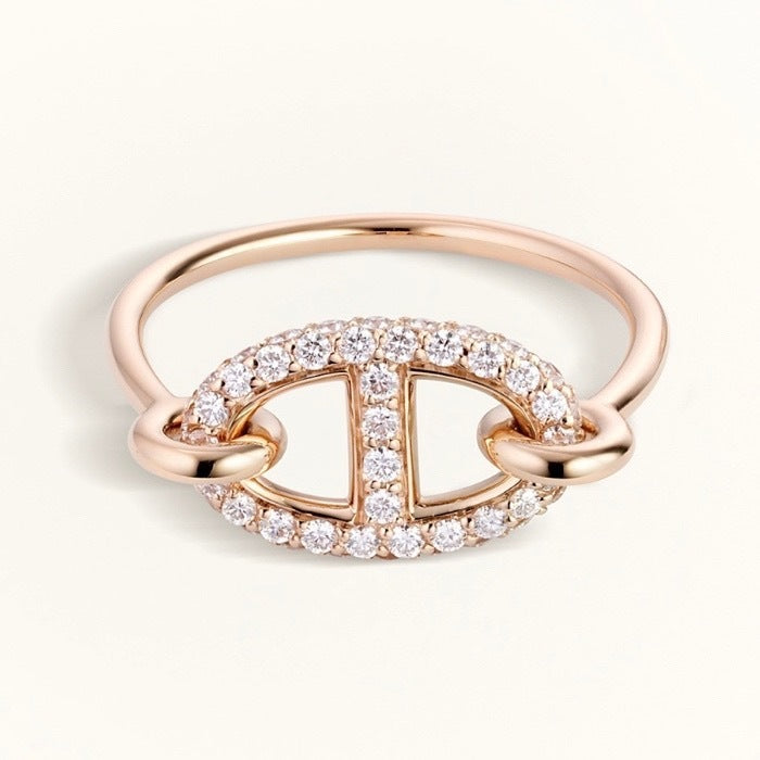 [⭐Hildren Jewelry]RONDE SMALL DIAMOND RING