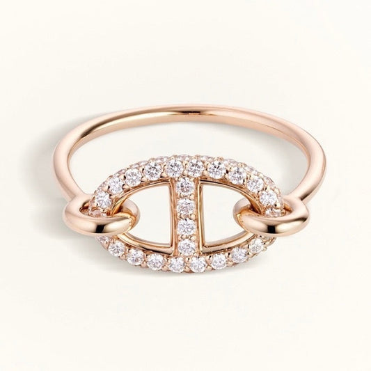 [⭐Hildren Jewelry]RONDE SMALL DIAMOND RING