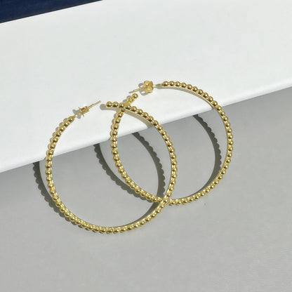 [⭐Hildren Jewelry] SMOOTH BEAD STUD EARRINGS