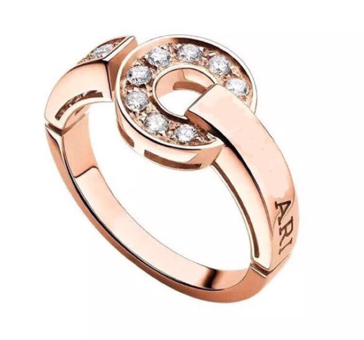 [⭐Hildren Jewelry]DREAM RING DIAMOND PINK GOLD