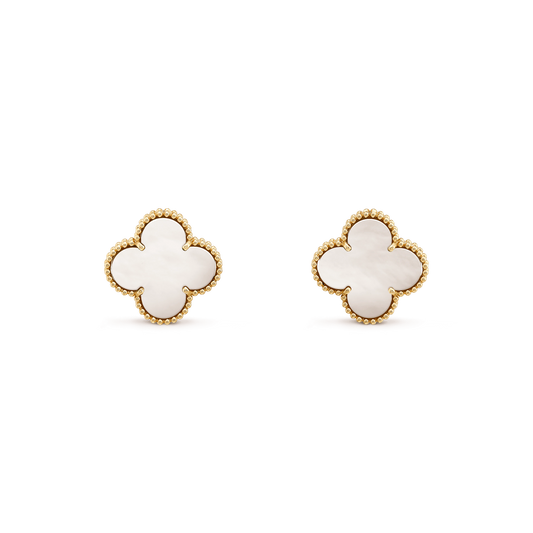 [⭐Hildren Jewelry]CLOVER MINI GOLD EARRINGS