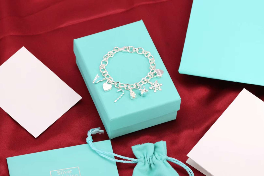 [Hildren Jewelry]CHRISTMAS SILVER BRACELET