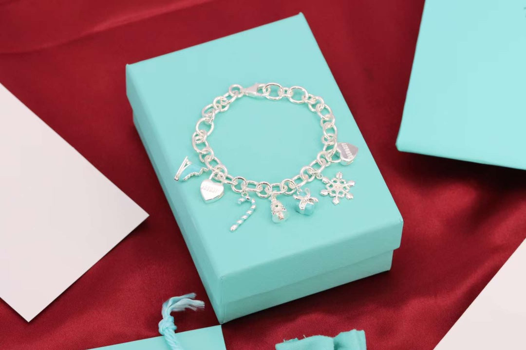 [Hildren Jewelry]CHRISTMAS SILVER BRACELET
