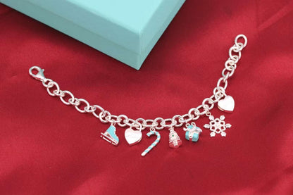 [Hildren Jewelry]CHRISTMAS SILVER BRACELET