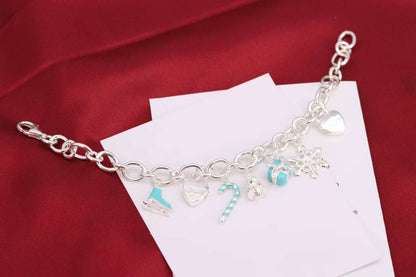 [Hildren Jewelry]CHRISTMAS SILVER BRACELET