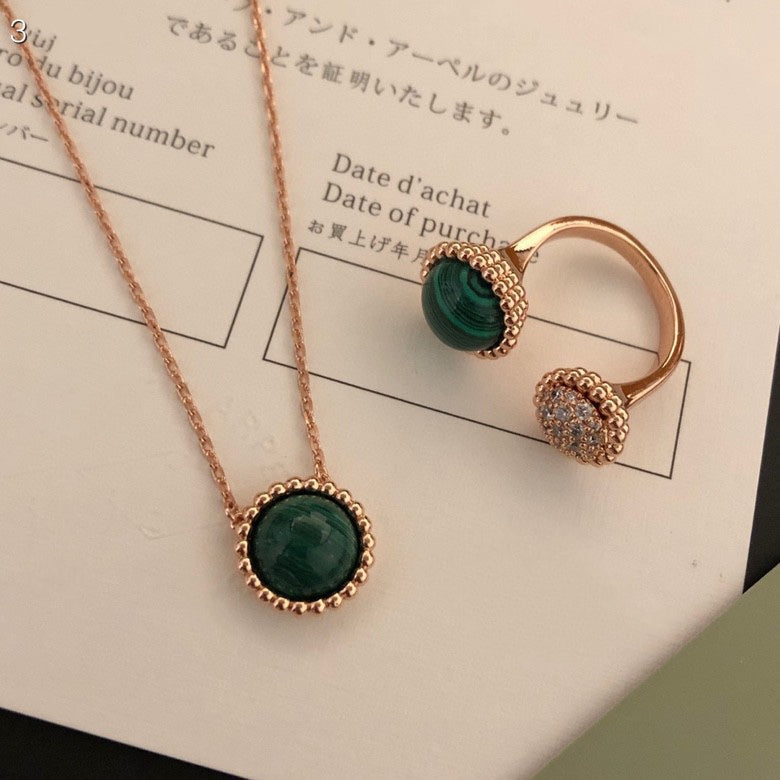 [⭐Hildren Jewelry]PERLEE COULEURS DIAMOND ROSE GOLD BETWEEN THE FINGER RING